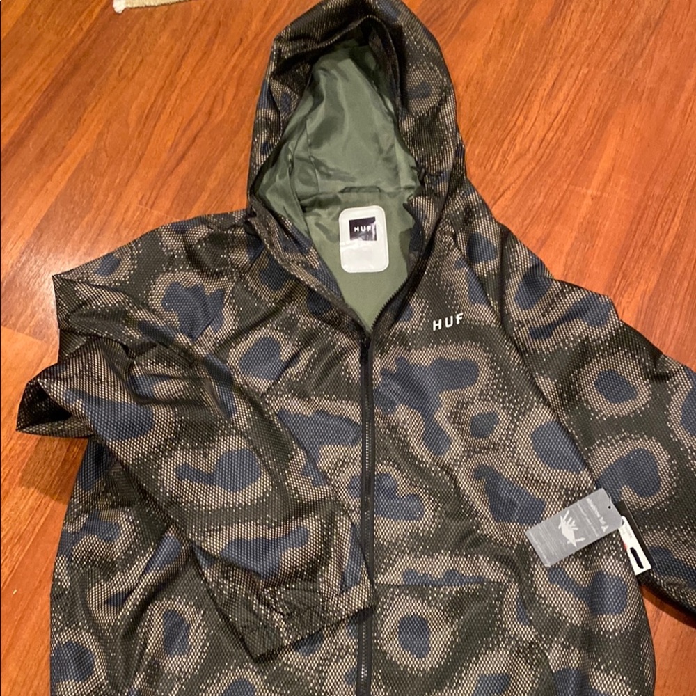 HUF Camo Windbreaker Jacket
